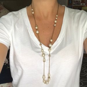 J crew pearl necklace